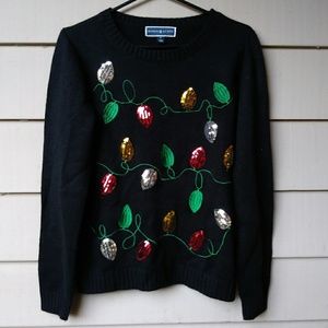 Karen Scott Sweaters - Karen Scott Holiday Lights Sweater Small Karen Scott Sweaters - Karen Scott Holiday Lights Sweater Small